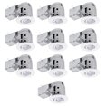 thumbnail image 1 of Globe Electric 90953 Recessed Lighting (10 Pack), 4" White Round Swivel, 10 Count, 1 of 6
