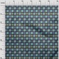 thumbnail image 3 of oneOone Viscose Jersey Black Fabric Asian Kilim Craft Projects Decor Fabric Printed By The Yard 60 Inch Wide, 3 of 5
