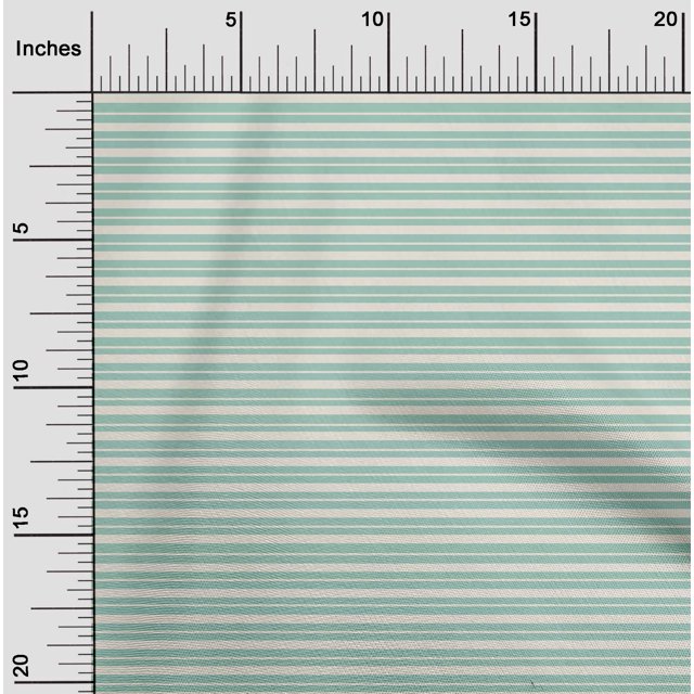 oneOone Viscose Chiffon Light Mint Green Fabric Stripes Craft Projects Decor Fabric Printed By The Yard 42 Inch Wide