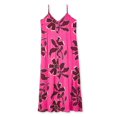 thumbnail image 1 of Robe imprimée chiffonnée George pour femmes, 1 of 6