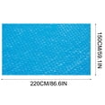 thumbnail image 4 of Pool Covers for Above Ground Pools 18 Foot Round Round Pool Cover Protector 220*150Cm Foot Above Ground Blue Protection Swimming Pool Solar Cover for Above Ground Pool 24Ft Round, 4 of 9