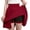 Wine, variant on LSLJS Women Fashion High Waist Solid Mini Pencil Skirt Hip Slim Sexy Short Skirt