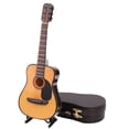 thumbnail image 1 of KAKOWELY Guitar Model 1PC Mini Guitar Decoration Musical Instrument Model Lifelike Guitar Prop Household Decoration Teaching Aid 10cm3.94"X1.57"X0.39", 1 of 5
