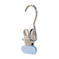 thumbnail image 2 of EGNMCR Bacs de Rangement, Contenants de Rangement Cintres pour Pantalons en Caoutchouc Souple Pinces en Acier Inoxydable Organisateur Polyvalent pour Garde-Robes Antidérapant Pince Sans Trace pour Jupes Jeans Pinces en Acier Inoxydable, 2 of 6