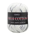 thumbnail image 4 of Birdeem Colorful Hand Knitting 50G Knitting Crochet Milk Soft Baby Cotton Wool Yarn, 4 of 10