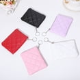 thumbnail image 4 of Ediodpoh Women's Mini Zip Purse Quilted Embroidery Small Wallet For Cards Compact And Stylish Purple, 4 of 4