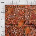 thumbnail image 2 of oneOone Viscose Chiffon Orange Fabric Asian Craft Projects Decor Fabric Printed By The Yard 42 Inch Wide, 2 of 4