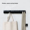 thumbnail image 5 of Umbra 318850-040 Flip 5 Hook&44; Noir, 5 of 5