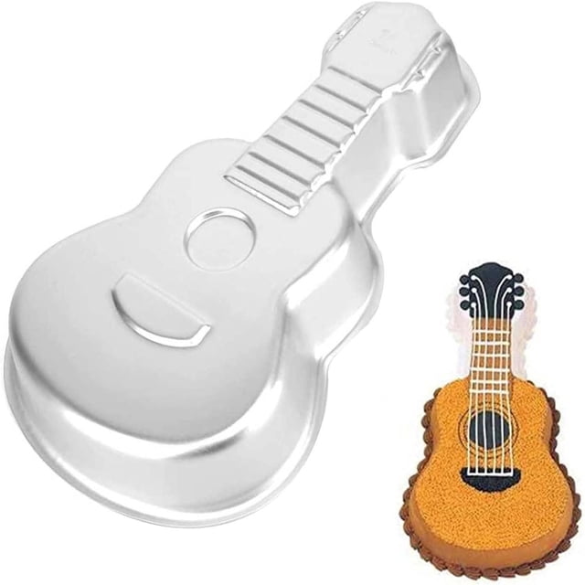 Ggdda Guitar Cake Decoration Aluminum Cake Baking Tray Baking (Clearance)