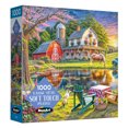 thumbnail image 2 of RoseArt - Soft Touch 1000-Piece - Backyard- Adult Interlocking Puzzle, 2 of 6