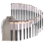 30 Pcs Makeup Brushes Set,Professional Make Up Brush for Women,Makeup Tool Foundation,Powder,Blush,Blending& Eyeshadow Brushes
