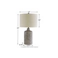thumbnail image 3 of Signature Design by Ashley Linus Ceramic Table Lamp in Antique Black, 3 of 3