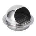 thumbnail image 4 of Stainless Steel Vent Cover, Hemispherical Rain Resistant Easy To Install Stainless Steel Vent Hood Protection  For Electric Clothes Dryers For Kitchen Fans 6 Inch, 4 of 8