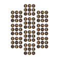 thumbnail image 4 of simhoa Multipurpose Eid Mubarak Stickers Labels Diary Stickers for Banquet Party Events D, 4 of 8