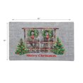 thumbnail image 2 of Porte De Noël Avec Tapis En Caoutchouc Imprimé, 2 of 4