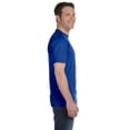thumbnail image 3 of Hanes Mens 5.2 oz HEAVYWEIGHT Short Sleeve T-shirt, M, Deep Royal, 3 of 4