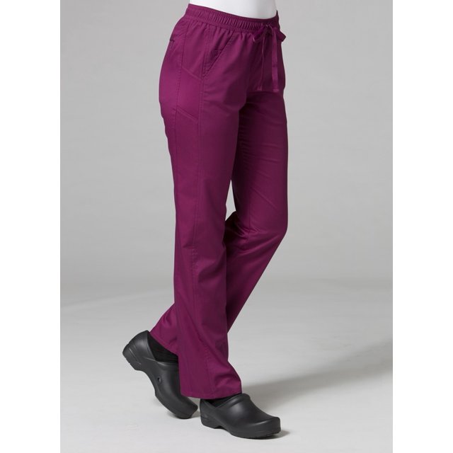 Pantalon d'Uniforme Médical à Panneaux en Maille à Cordon coolmax pour Femmes eon
