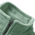 thumbnail image 4 of LSLJS Women's Men Winter Hooded Softshell Windproof Soft Coat Long Sleeve Jacket( Green, M), 4 of 8