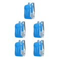 thumbnail image 1 of kurtrusly 1/2/3/5 Nylon Waterproof And Durable Camping Hiking Backpack For Convenient Travel Making Easy To Fold BLUE 5PCS, 1 of 6