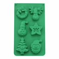 thumbnail image 1 of MVRLSH Special Offer Popsicles Molds Christmas Tree Santa Snowman Silicone Silicone Baking Set For Christmas New Year Candy Cake Christmas Silicone Snow Christmas Cookie Candy, 1 of 8