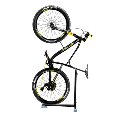 CMC Bike Stand Bicycle Storage Stand Space Saving Bike Stand for Condo, Storage Room, Garage and Display