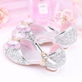 thumbnail image 5 of MIASHUI Chaussures de Fille Robe Chaussures de Princesse Mary Jane Talons Bas Paillettes Fête Mariage Chaussures, Argent, 5,5-6 Ans, 5 of 5