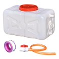 thumbnail image 2 of Drinking Water Container Emergency Water Storage Tank with Handle Drinking Water white 60 catties, 2 of 8
