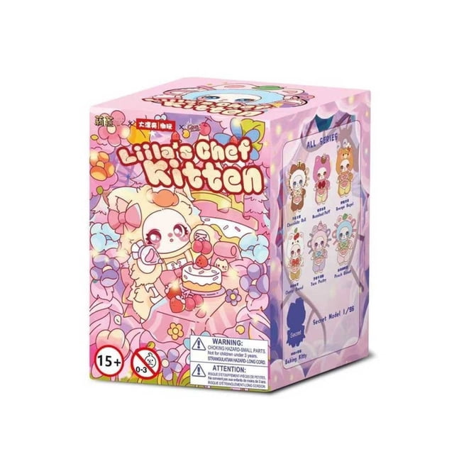 Chaton Chef de Liila : Boîte Surprise en Peluche - 1 Figurine Aléatoire