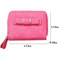 thumbnail image 3 of Coofit Mini Portefeuille Mode Mignon Nœud Papillon Porte-Monnaie Porte-Cartes pour Femmes, 3 of 8