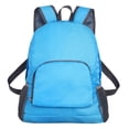 thumbnail image 2 of Uuiauoio Foldable Backpack Minimalist Design Lightweight Student Backpack Zipper Strip Side Mesh Pocket Compact Storage Easy Carry Travel Daypack, 2 of 5