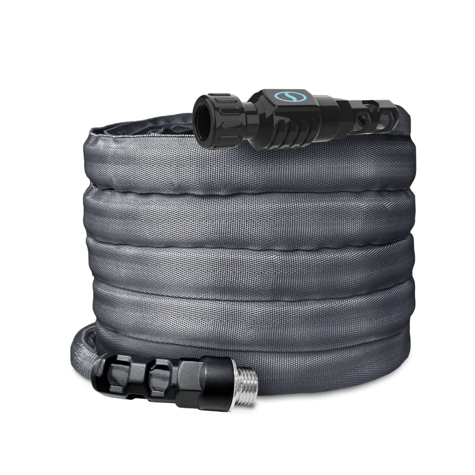 New and Improved - Aqua Joe 25-Ft x 5/8-Inch FiberJacket Garden Hose