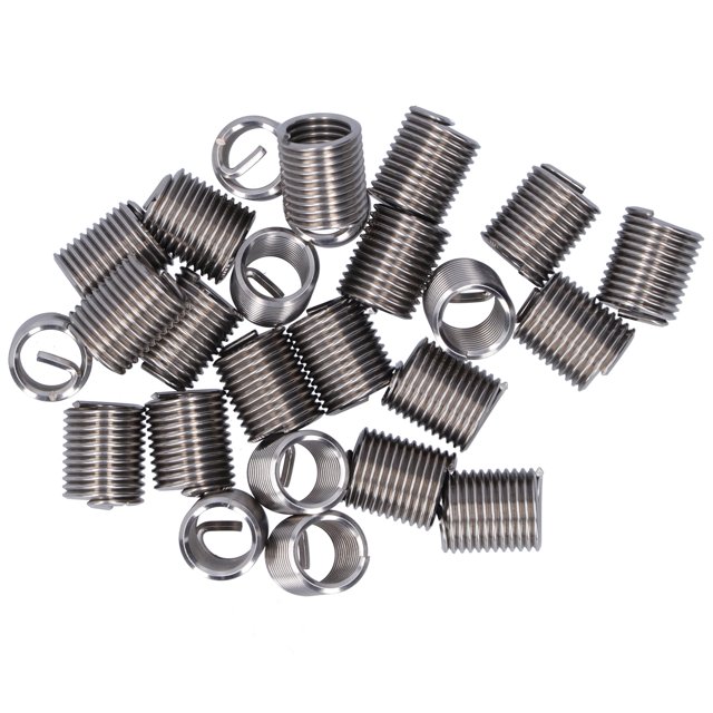 Spptty Coiled Wire-Nut,Thread Repair Kit,20Pcs Thread Repair M12 x 1.75 Wire Threaded Insert Nut Coiled Wire Extension Consumables