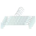 thumbnail image 1 of 5Pcs/Set Strong Bearing Clothes Hanger with Spring Clamp No Odor Plastic Coat Rack Home Supplies, 1 of 10