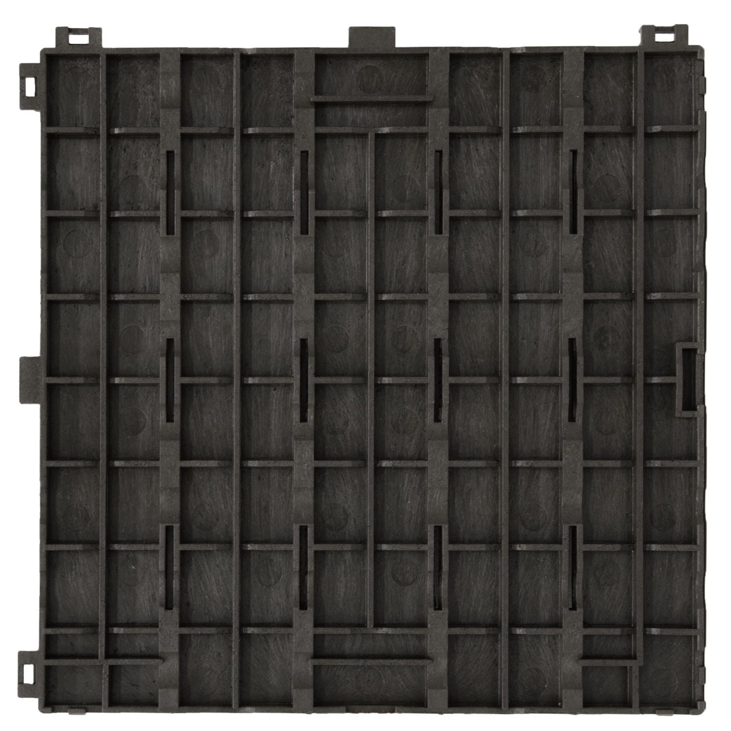 Carreaux emboîtables pour balcon et terrasse EcoTrend, 12 po x 12 po, paquet de 6
