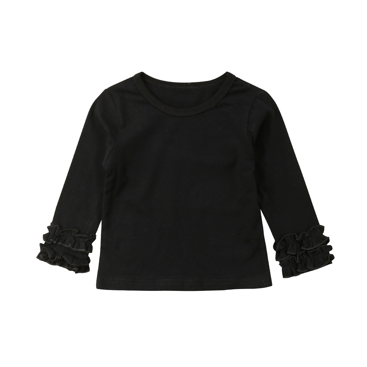 T-Shirt à Manches Longues en Coton pour Bébé Fille