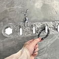 thumbnail image 4 of Maytalsory ABS Clothes Hook Enhancing Style And Adding Atmosphere Non Perforated Bedroom Bathroom Hook Hat Hook Gray translucent col Straight hook style, 4 of 6