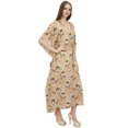 thumbnail image 2 of Bimba Robe Kimono Kaftan Pêche pour Femme Été Soirée à Imprimé Floral Maxi-14, 2 of 6