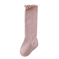 thumbnail image 2 of Newborn Baby Thigh High Sock, Infant Solid Color Crimp Socks Autumn and Winter Stocking, 2 of 5