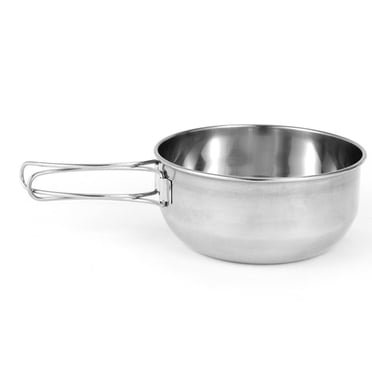 Foldable Stainless Steel Camping Bowl Versatile Portable Bowl for Outdoor Activities Hiking Picnics