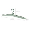 thumbnail image 4 of Birdeem Folding Clothes Hanger Portable Travel Multi Functional Plastic Clothes Hanger, 4 of 10