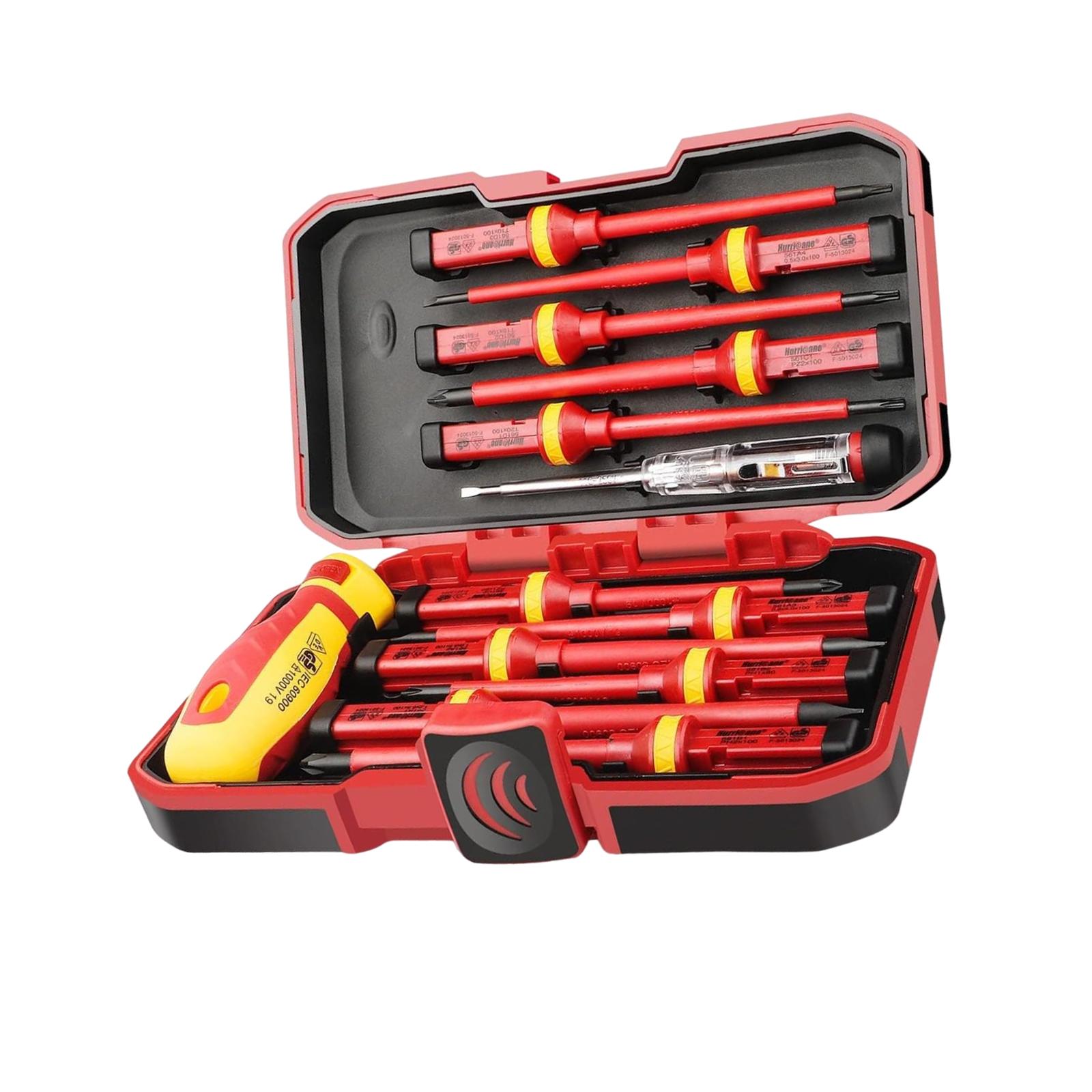 Wweixi Insulated Screwdriver Set Electrician Garage Home Screwdriver Set Electrical
