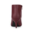 thumbnail image 2 of Unique Bargains Women's Cutout Stiletto Heels Ankle Booties, 2 of 7
