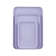 thumbnail image 2 of EGNMCR Kitchen Gadgets, Kitchen Accessories Rectangular Tray Large Medium And Small Sets Of Three Household Plates To Put Tea Cups Dinner Plates To Put Snacks Plates Plastics Tray Packages, 2 of 6