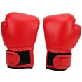 thumbnail image 2 of Équipement de Boxe, Gants de Frappe Confortables Doux Respirants Trous Protecteurs pour l'Entraînement Protection Rouge, 2 of 8
