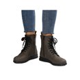 thumbnail image 1 of Woobling Womens Comfortable Ankle Boots Work Lace Up Boot Slip Resistant Leather Booties Army Green 8, 1 of 9