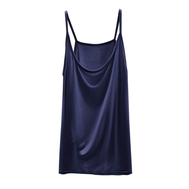hoksml Women's Plus Size Loose Camis Summer Casual Solid Color Sleeveless Round-neck Camisoles Tank Top Fashion Workout Sports Clothes 2025 on Clearance