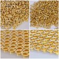 thumbnail image 3 of Yescom 4000 sets of 1/4"(6mm) 3/8"(9.5mm) 1/2"(12mm) Grommet Kits Brass Eyelets and Washers for Leather Tarp Prints, 3 of 4