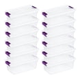 thumbnail image 3 of Sterilite Bacs de Rangement de 66 Qt, Lot de 6, et Bacs de Rangement de 6 Qt, Lot de 12, 3 of 8