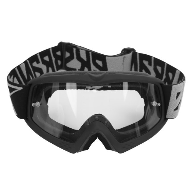 Motocross Goggles, TPU Frame Falling Resistant Motorbike Goggles Adjustable For Climbing 8060 Black Frame