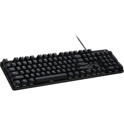 Clavier de jeu Logitech G413 SE de taille normale avec fil, touches PBT, interrupteurs mécaniques tactiles, anti-ghosting 6 touches, touches FN—rétroéclairage LED blanc
